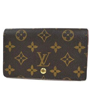 LOUIS VUITTON Porte Monnaie Billets Tresor Wallet Monogram Brown M61730 07KC258